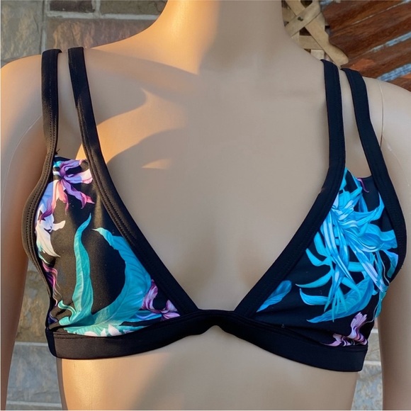 LA Hearts Strappy Floral Bikini‎ Top - Picture 3 of 11